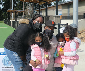 Family at Champions Park